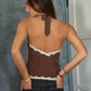 Polka Dot Lace Cami