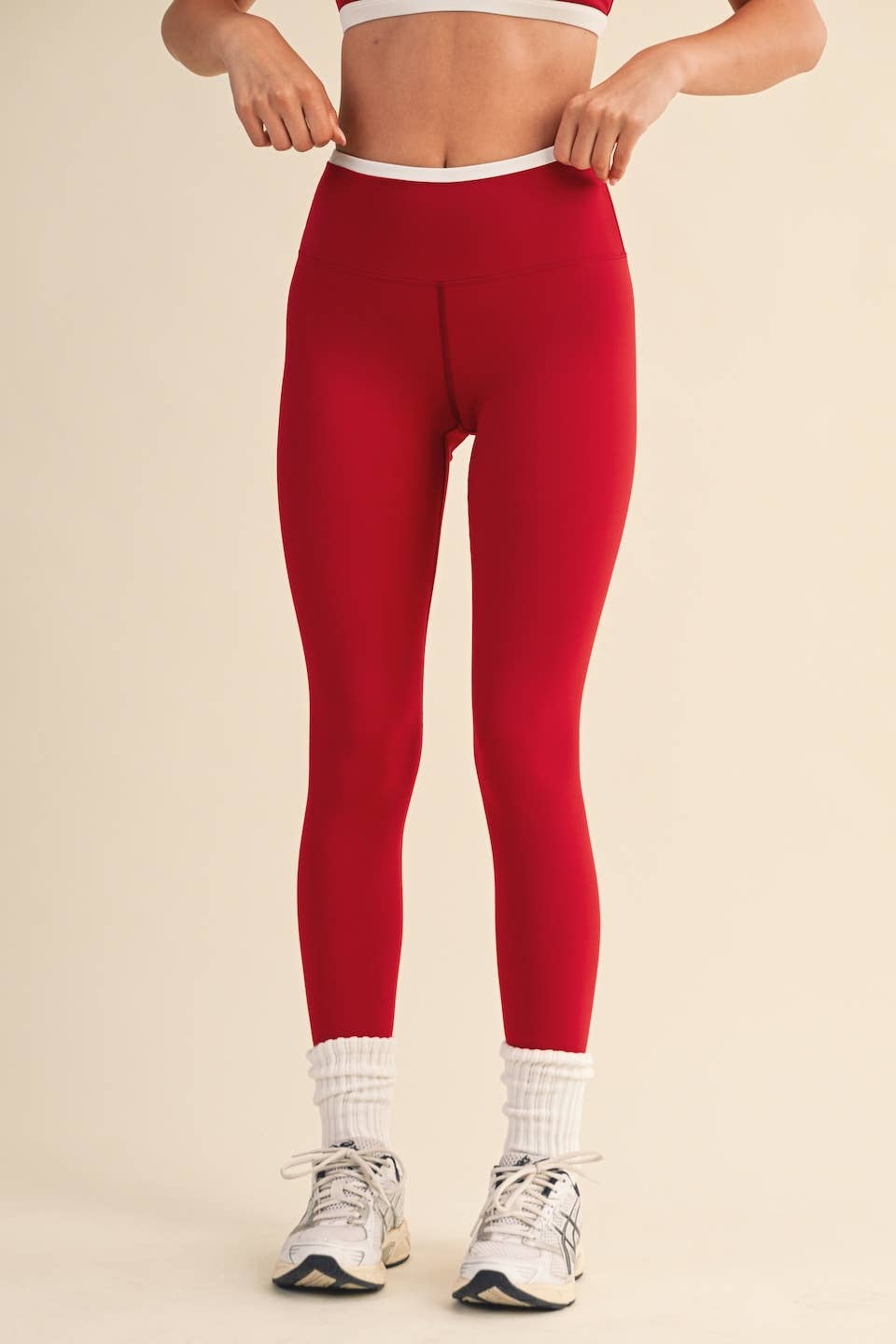 Contrast Binding Legging