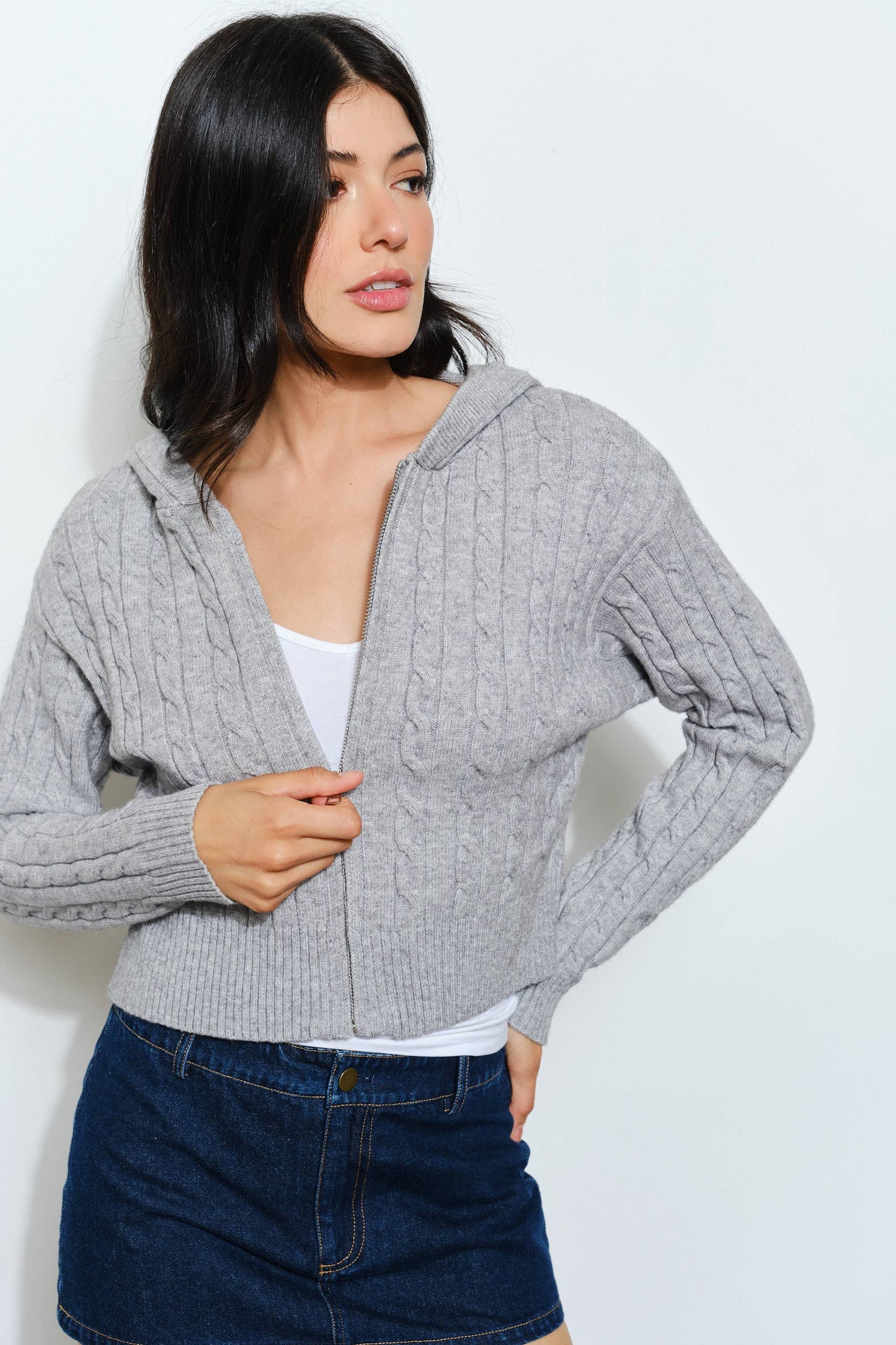 Quincy Cardigan Zip Up