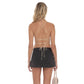 Champagne Open Back Sequin Top