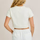 Short Sleeve Teddy Bear Top