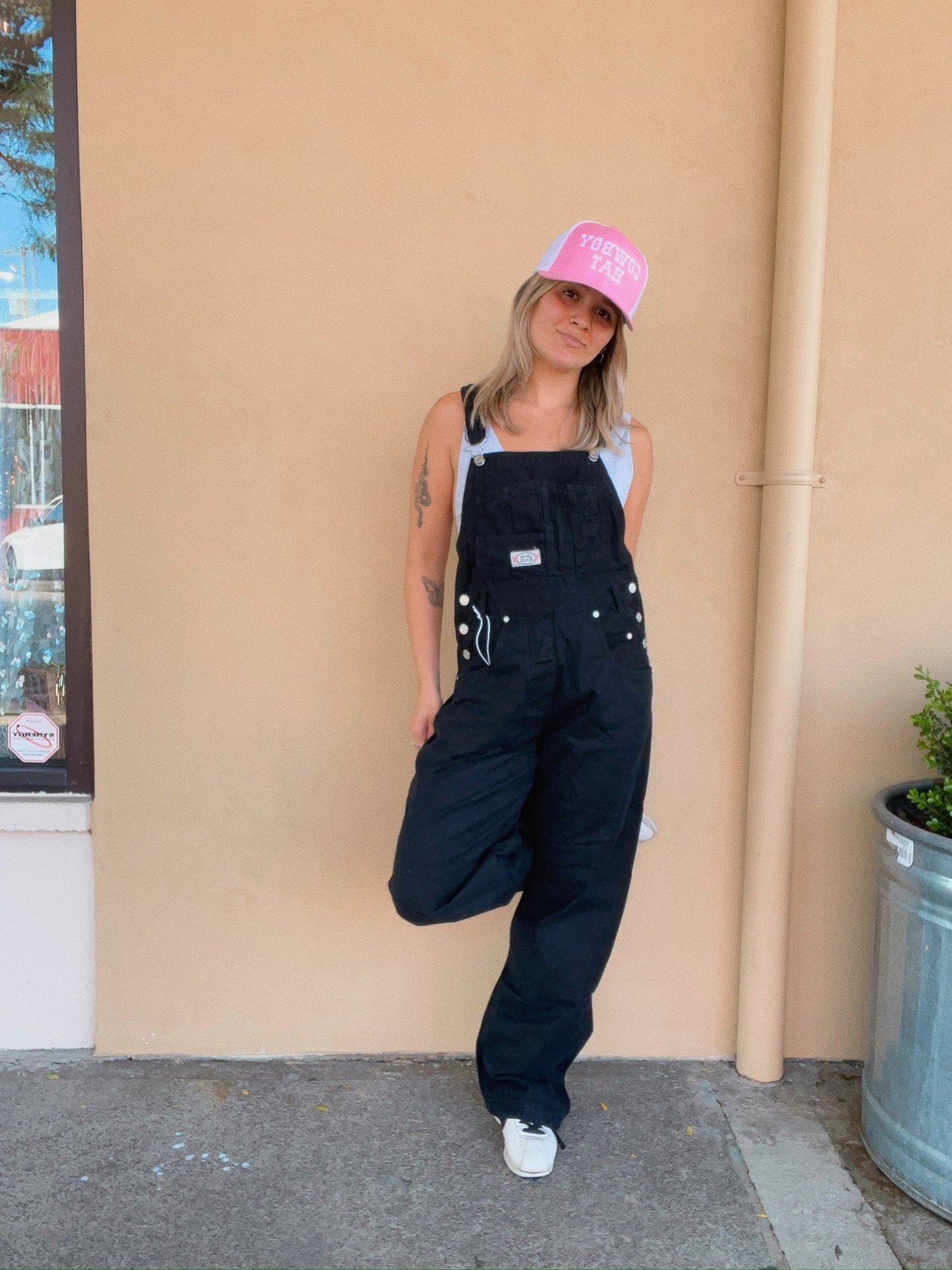 90s Retro Overall - Black