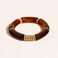 Cove 18K Gold Non-Tarnish Chunky Bangle Set