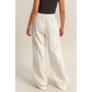 Casual Drawstring Straight Leg Pants