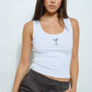 Martini Embroidered Tank