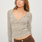 ZORA STRIPED TOP