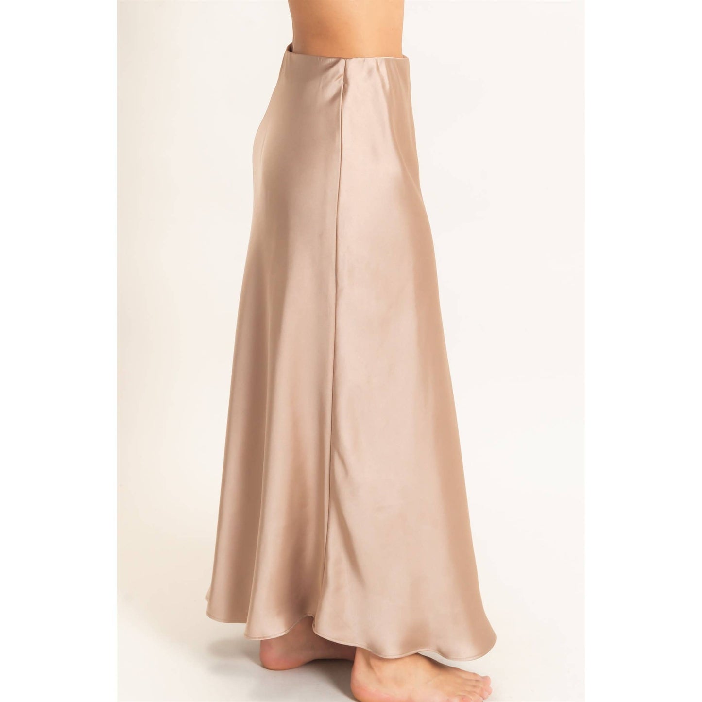 Satin Maxi Skirt