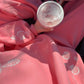 Hibiscus Pink Tropical Embroider Sweatshirt