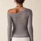 ONE-SHOULDER SIMPLE KNIT