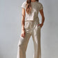 Striped Flare Pants