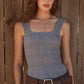 Lace Textured Square Top