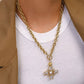 Patrice 18K Gold Non-Tarnish Cross Necklace