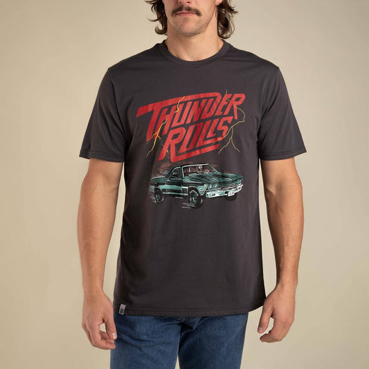 Thunder Rolls T-Shirt: Vintage Black / XX-Large