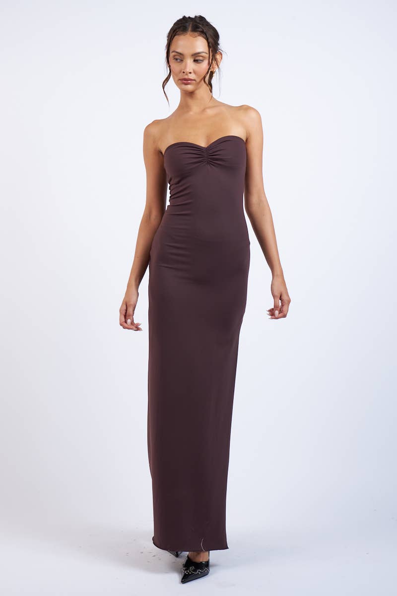 Slim Fit Slit Maxi Dress