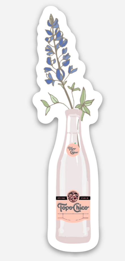 Topo Chico Bluebonnet Sticker