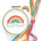 Mini Rainbow Cross Stitch Kit