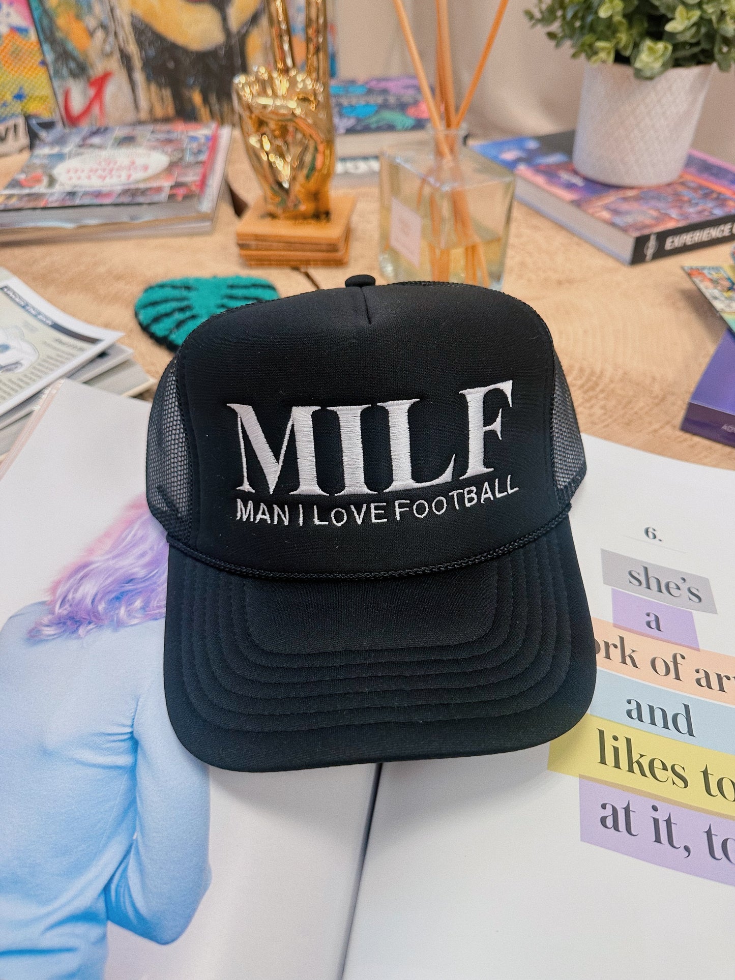 MILF Man I love Football Trucker Hat