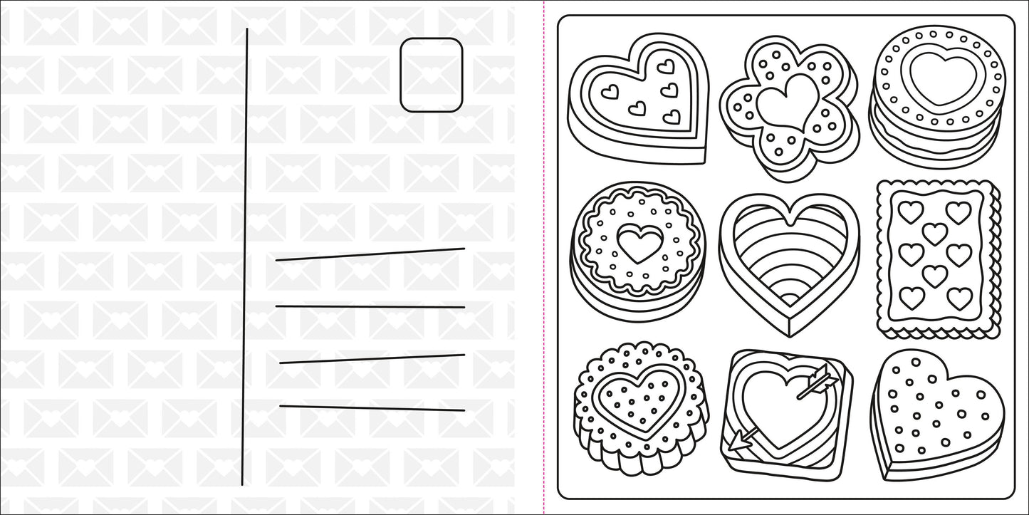 Super Cuties A Cozy Coloring Book about Love