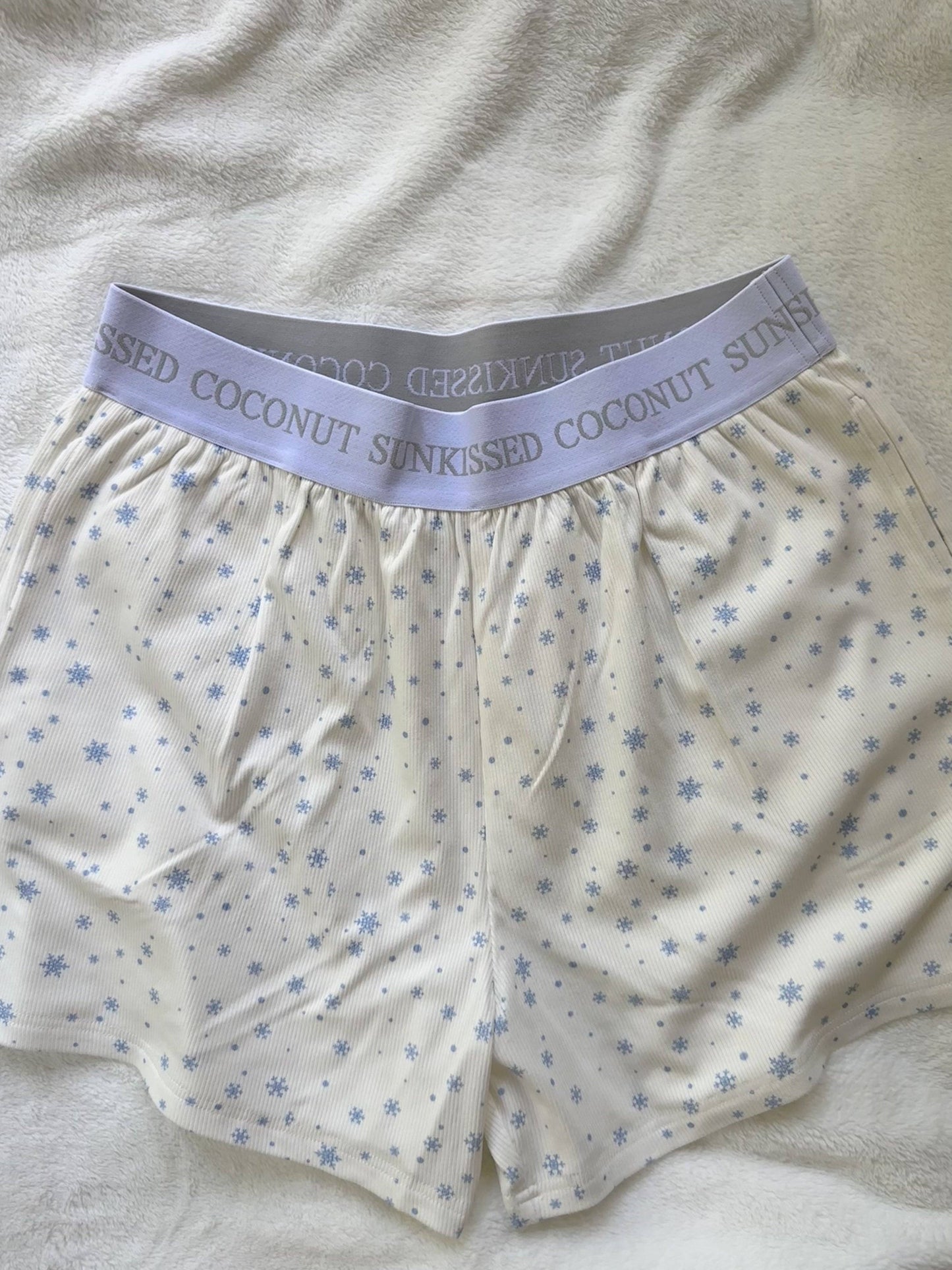 Snowflake PJ Shorts