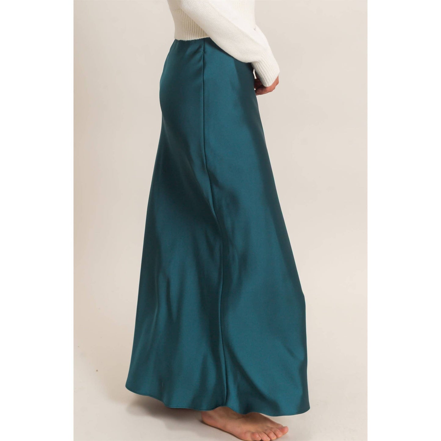 Satin Maxi Skirt
