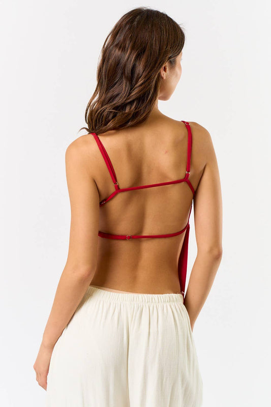 Open Back Square Top