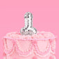 Bachelorette Penis Cake Topper, Bride Last Disco