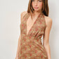 LOUIS DEEP V-NECK MINI DRESS