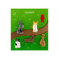Colorful dog magnets