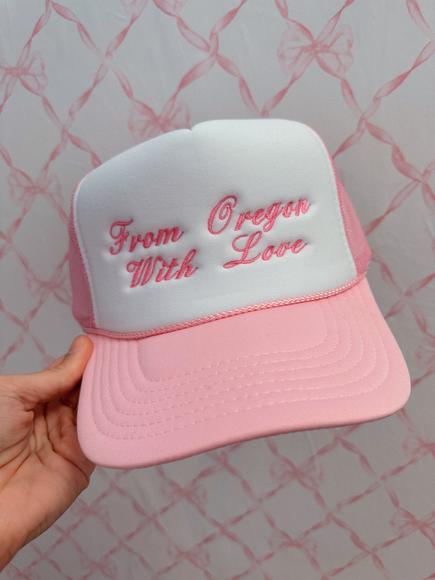 From OR Trucker Hat-Pink