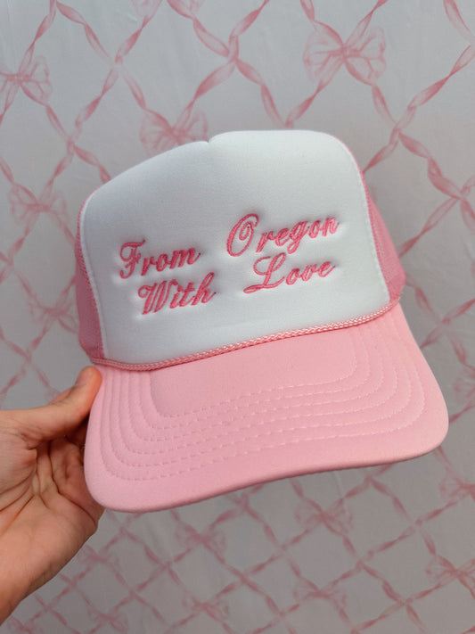 From OR Trucker Hat-Pink
