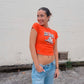 Classic Orange University Baby Tee