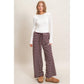 Striped Wide-Leg Pants