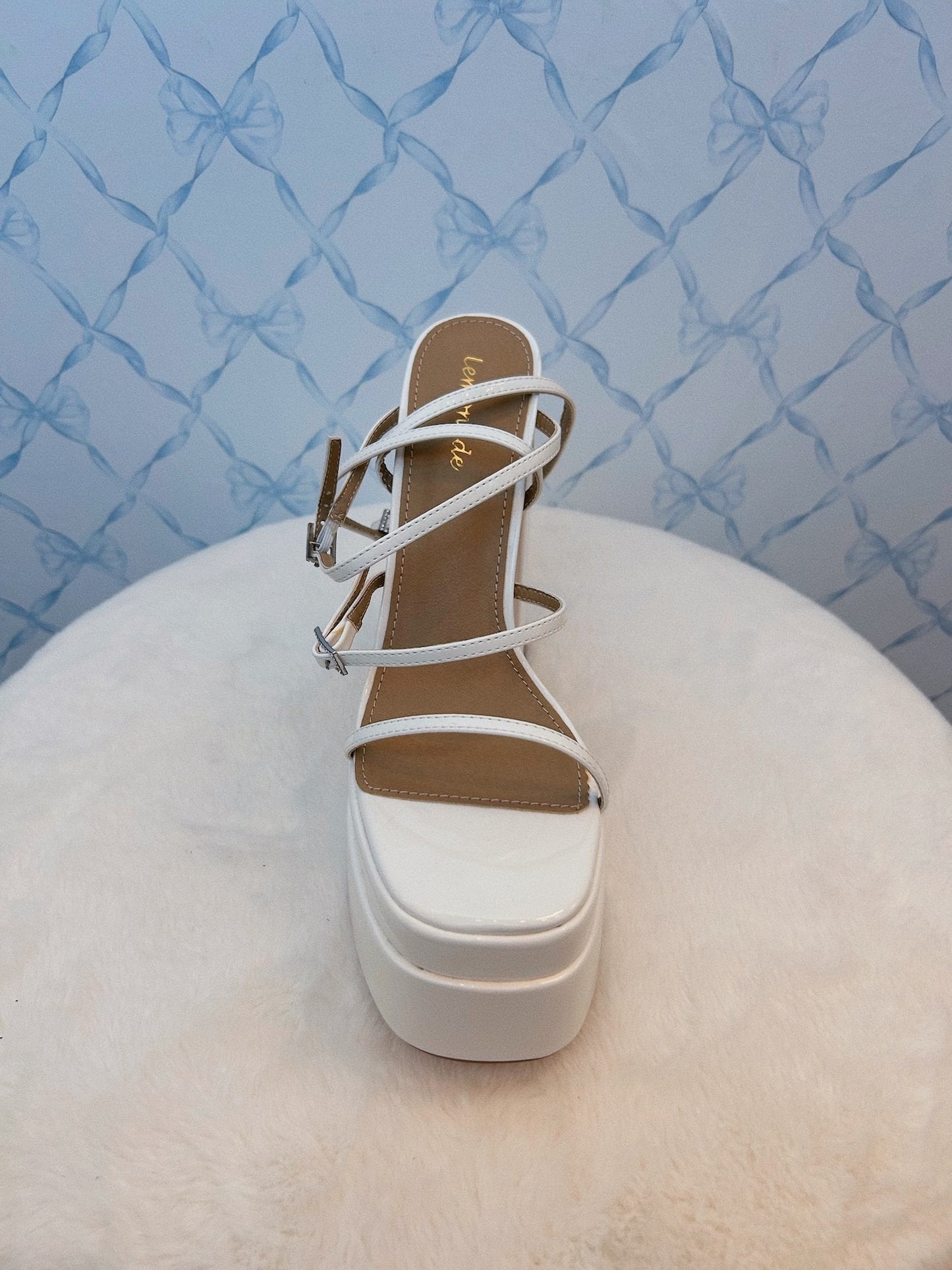 Chunky White Platforms