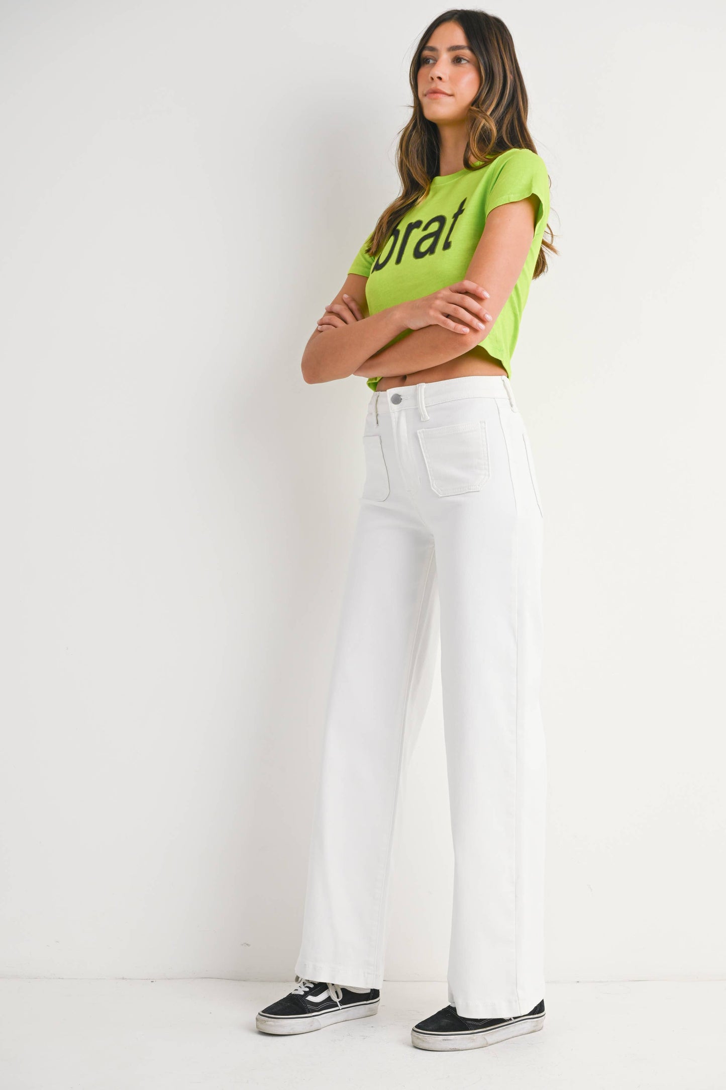 Mini Patch Pocket Wide-White