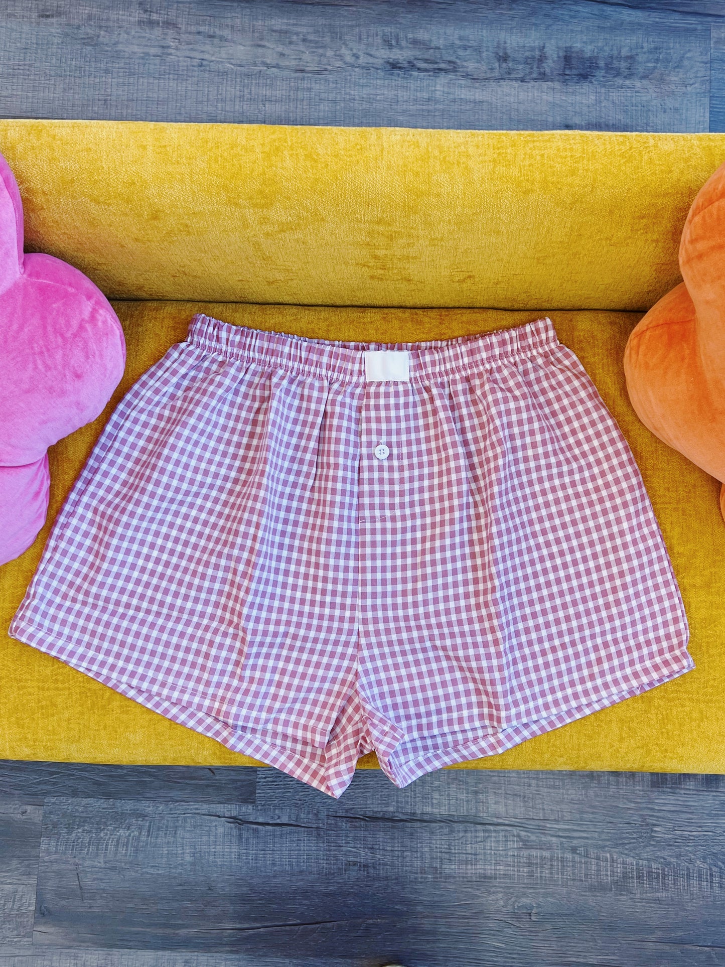 Gingham Boxer Shorts