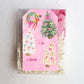 Bow tree gift tag set, ribbon, Christmas, gift wrap supplies
