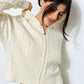Quincy Cardigan Zip Up