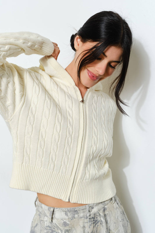 Quincy Cardigan Zip Up