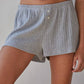 Pointelle Ribbed Shorts