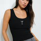 Martini Embroidered Tank