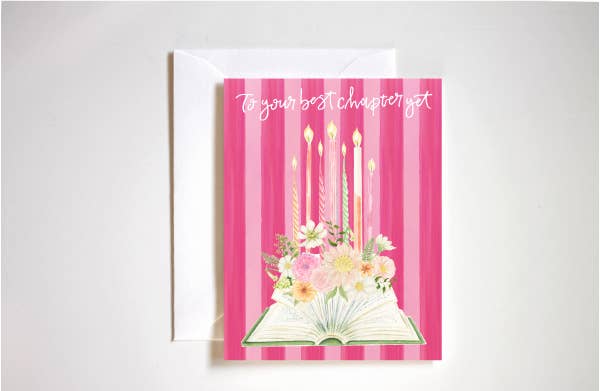 To The Best Chapter Yet Birthday Card