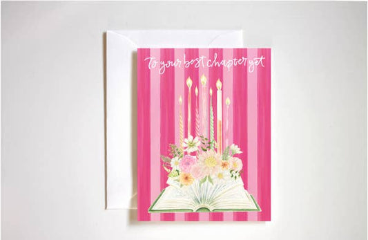 To The Best Chapter Yet Birthday Card
