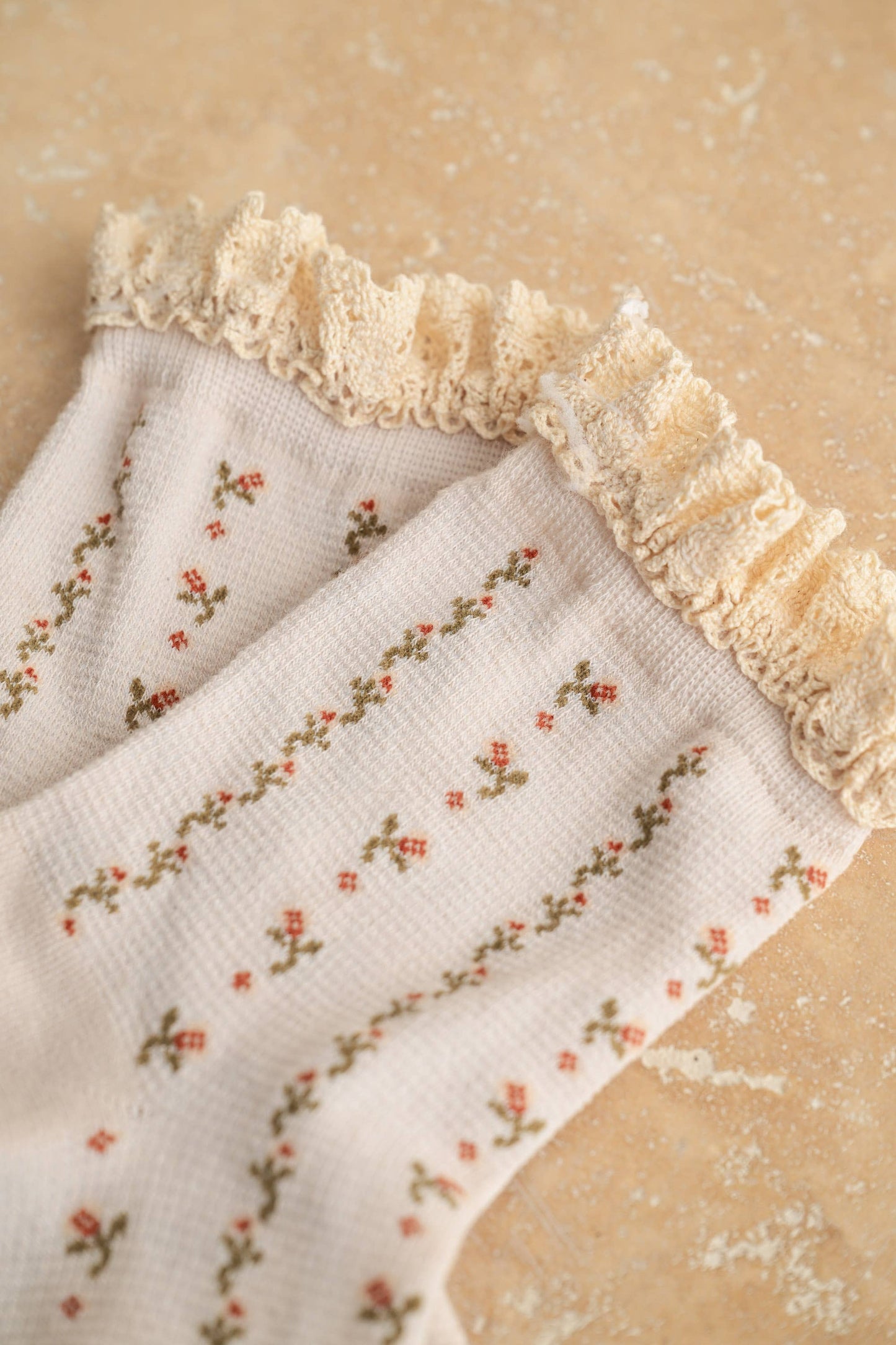 Floral Print Socks