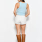 Flower Embroidery Tank