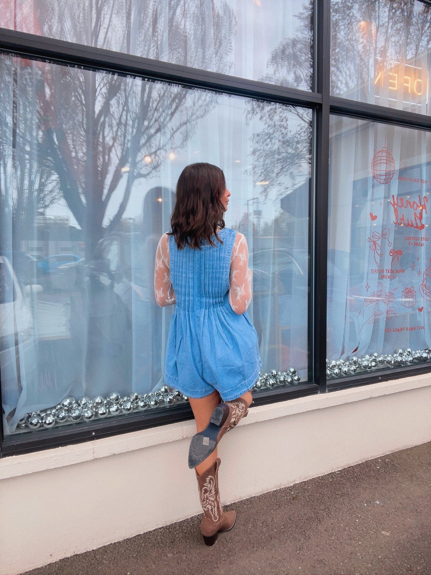 Denim Cutie Romper