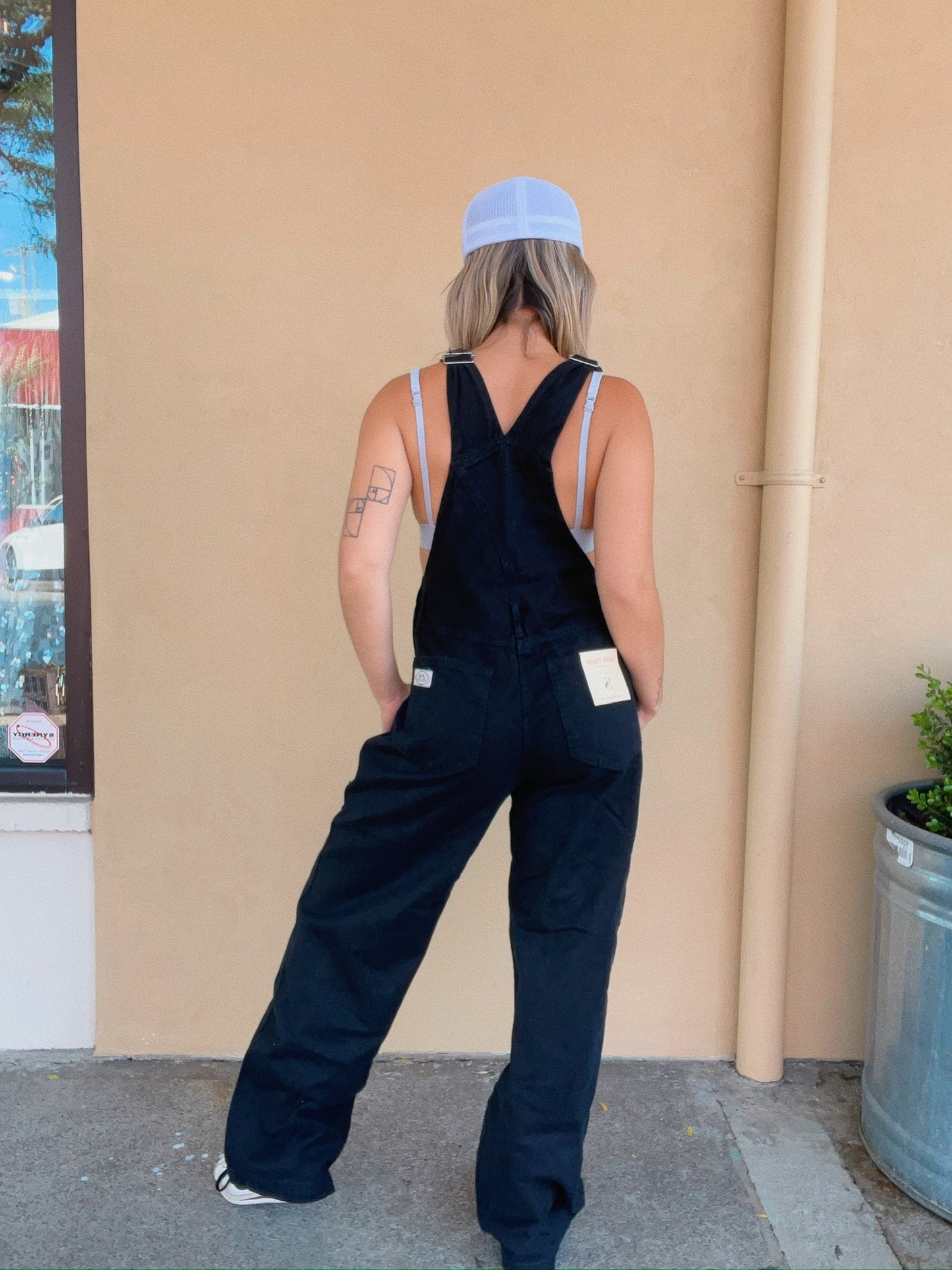 90s Retro Overall - Black