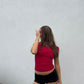 Ruched Drop Shoulder Top