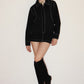 Contrast Stitch Collar Jacket