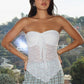 White Lace Tube Top