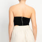 Shirred Corset Tube Top